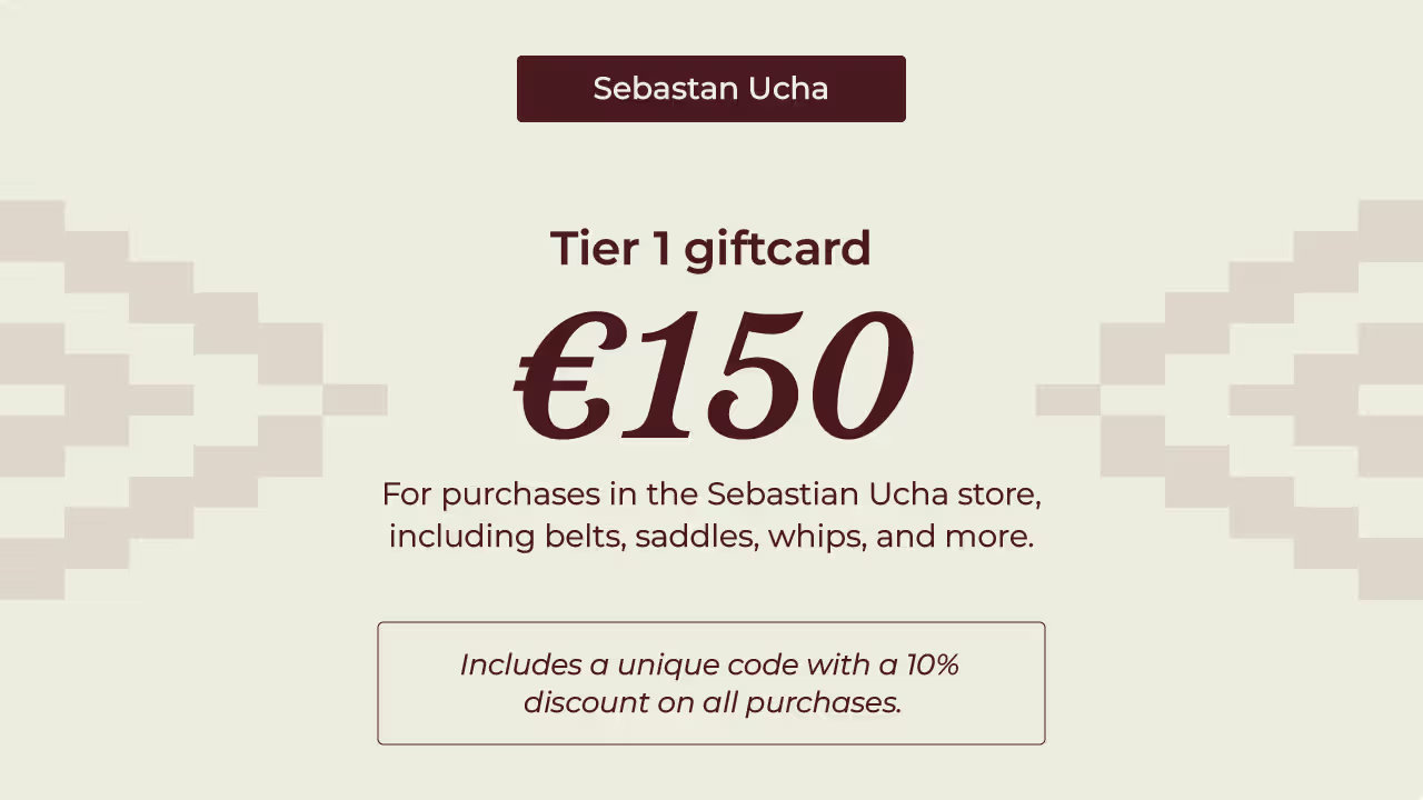 Sebastian Ucha €150 giftcard