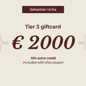 Sebastian Ucha € 2000 giftcard