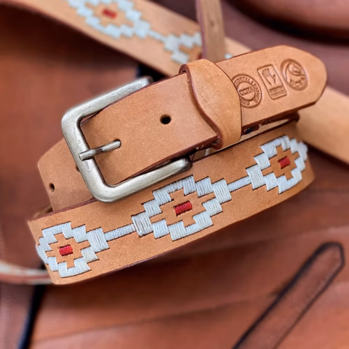 London Leather Polo Belt #013