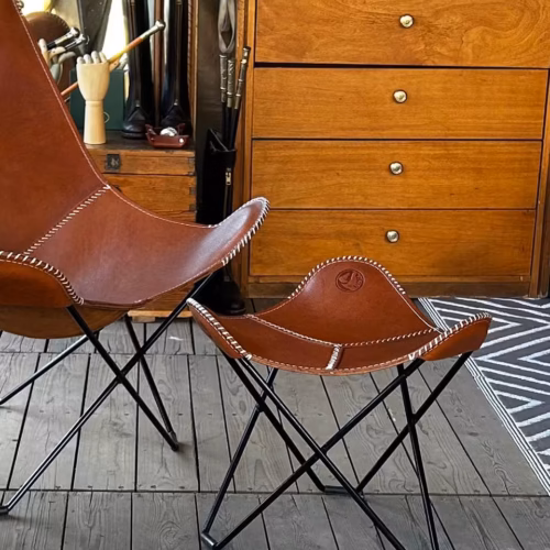 Leather stool