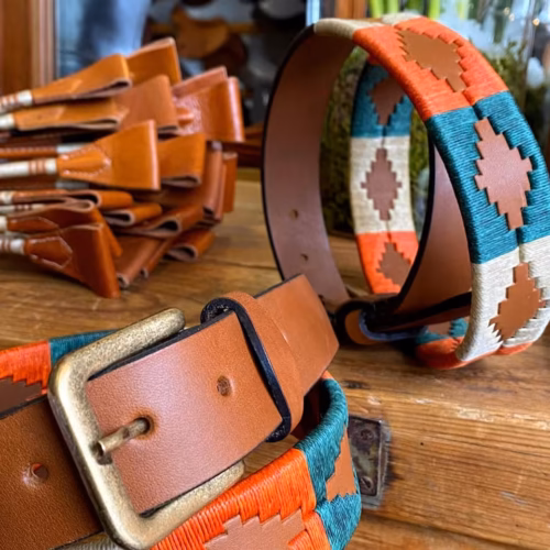 London Leather Polo Belt #074