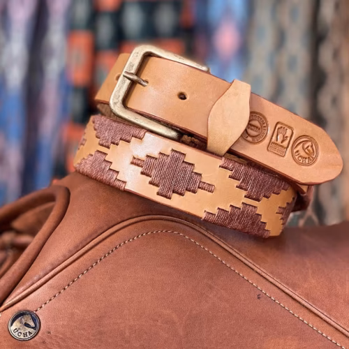 London Leather Polo Belt #077