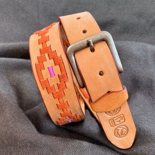 London Leather Polo Belt #093